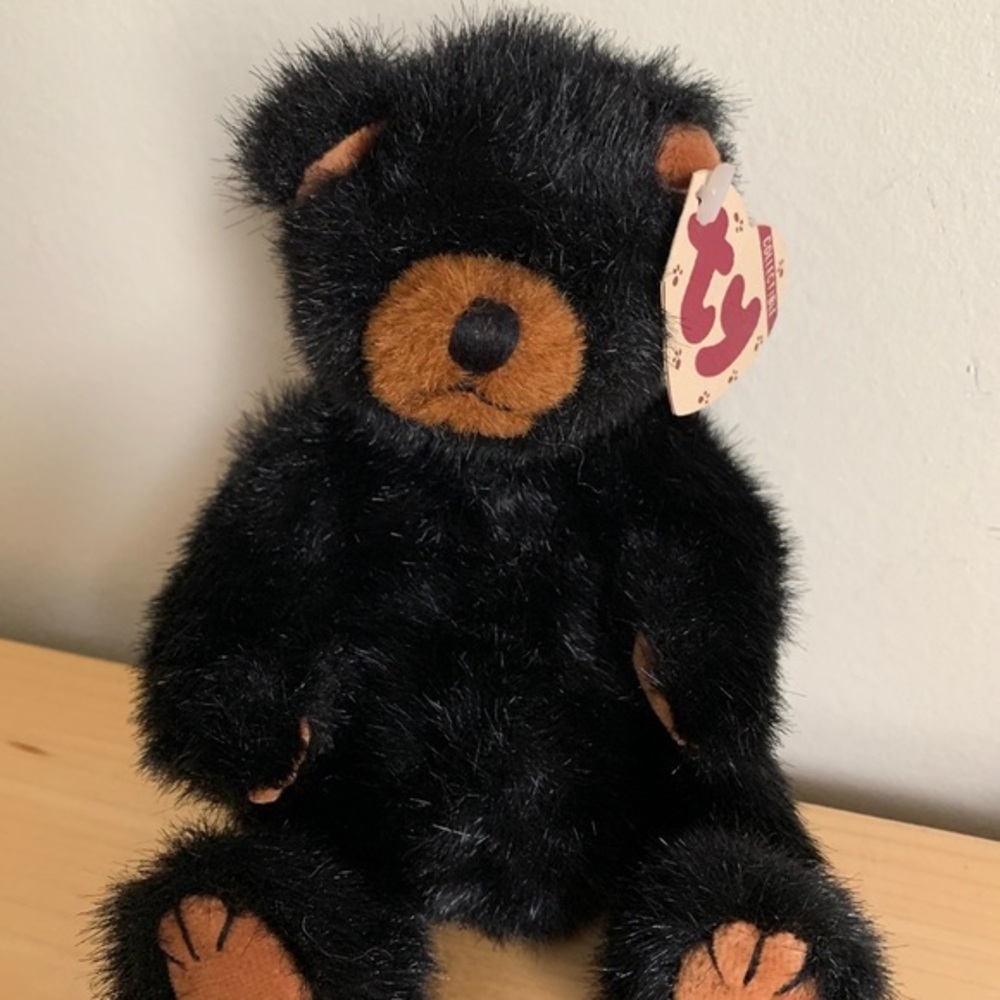 Ty Attic Treasures IVAN the black bear Retired